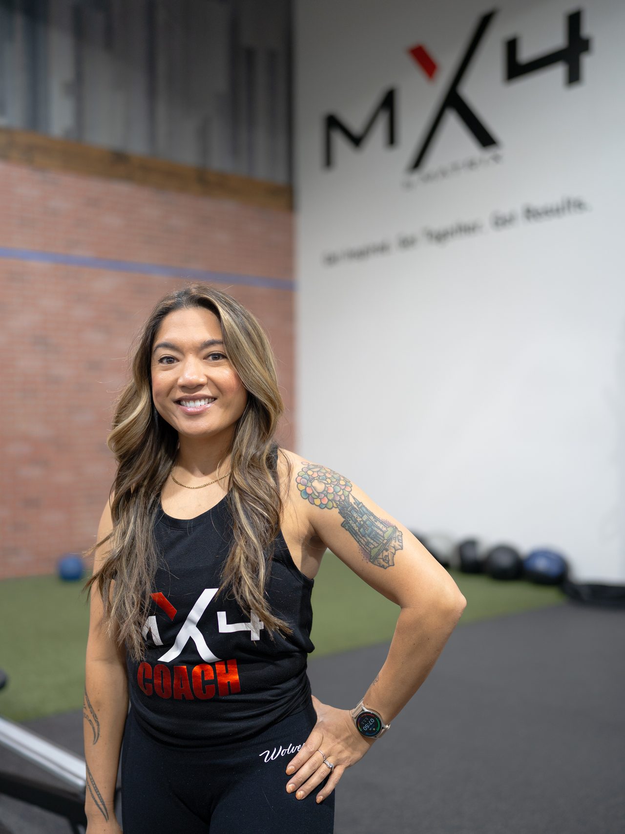 Lyndsey, MX4 coach at Delta Valley Health Club