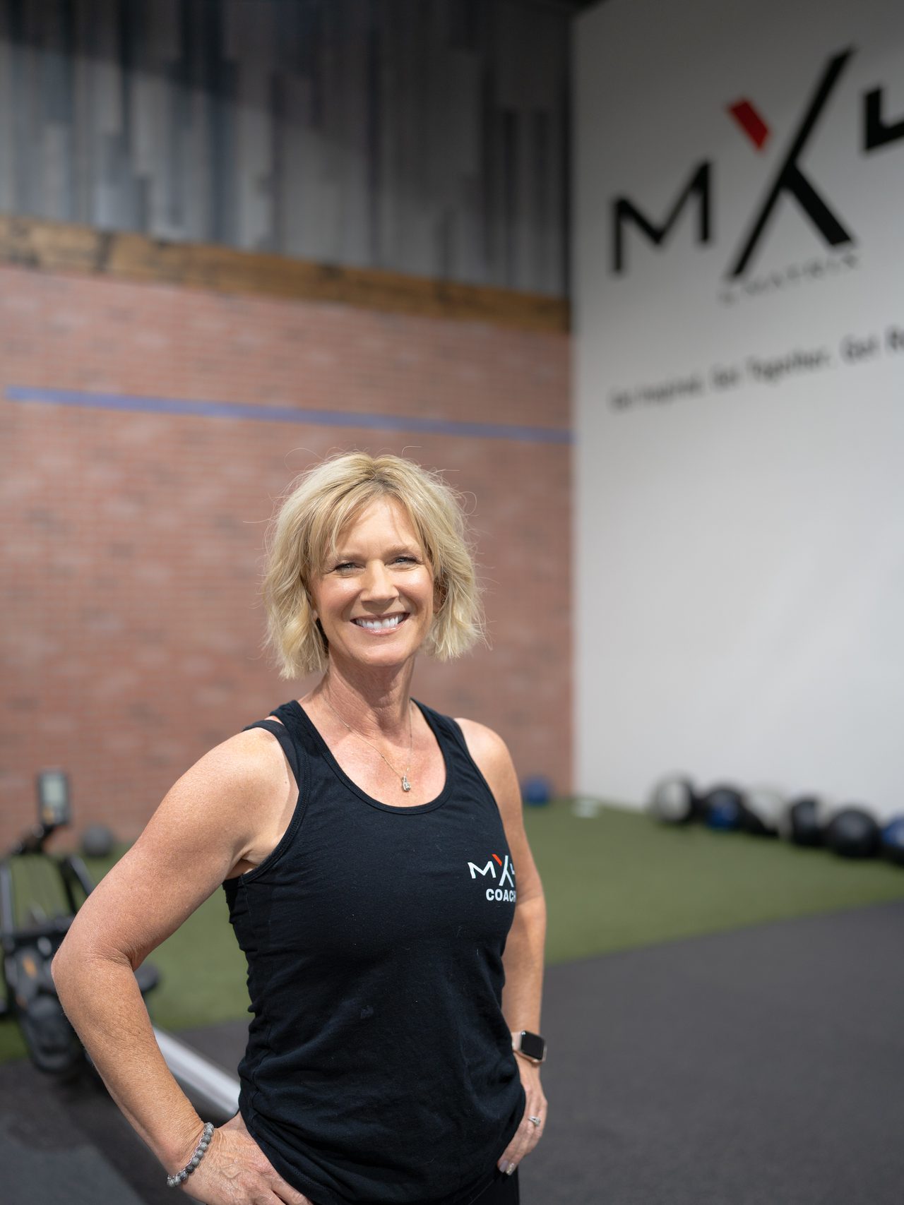 Pam, MX4 coach at Delta Valley Health Club